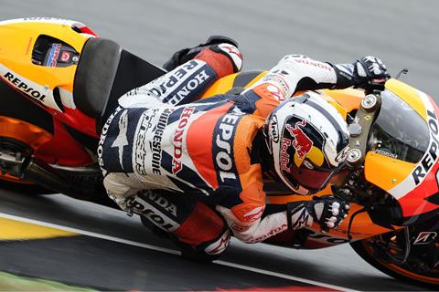 German MotoGP: Dani Pedrosa wins restarted Sachsenring clash