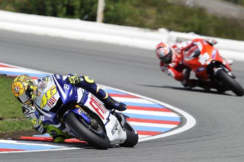 Valentino Rossi angry at Yamaha fork ban