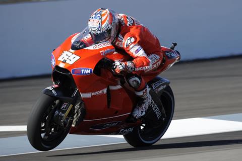 Indy MotoGP: Nicky Hayden thrilled with first Ducati front row