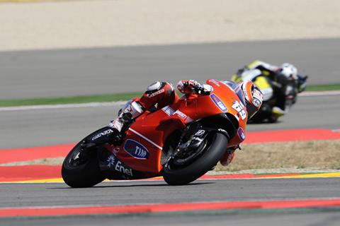 Aragon MotoGP: Nicky Hayden toasts second Ducati podium