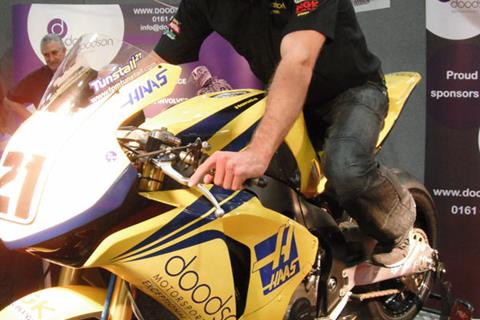 Tunstall’s BSB Honda at off-road show