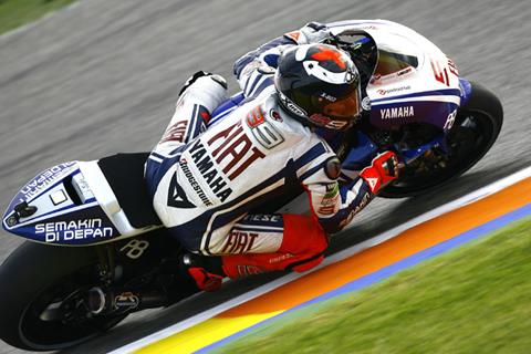 Valencia MotoGP: Jorge Lorenzo sets early pace