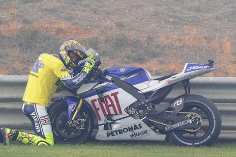 Valencia MotoGP: Valentino Rossi third in Yamaha farewell