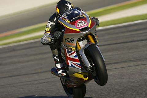 Scott Redding third in Valencia Moto2 test