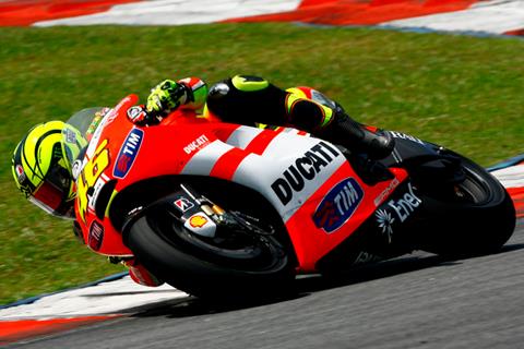 Valentino Rossi thrilled with Ducati progress