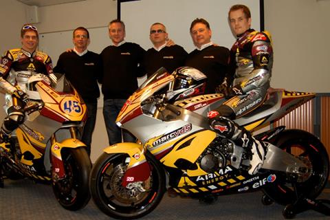 Scott Redding shows off 2011 Moto2 livery