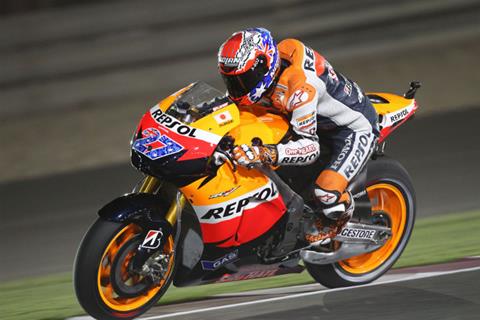 Qatar MotoGP: Stoner starts from pole