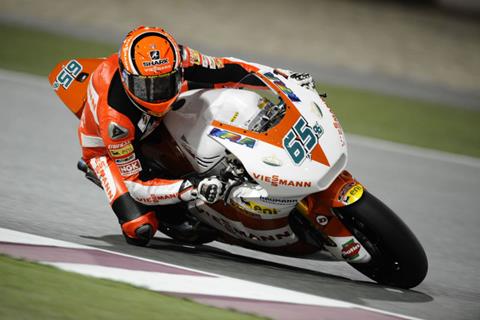 Qatar MotoGP: Bradl on pole for Moto2 race