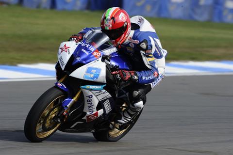 MCN Donington WSB: Scassa takes supersport pole