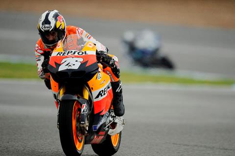 Dani Pedrosa begins shoulder rehab