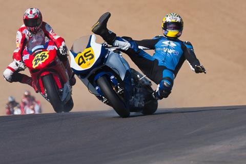 Glen Richards flying at Brands Hatch