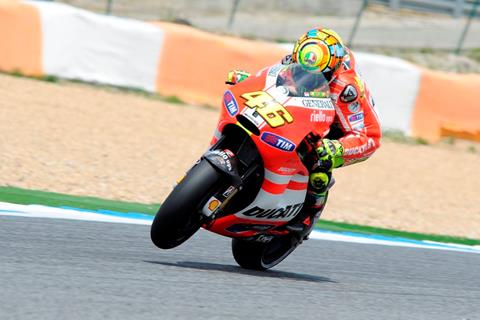 Revised Ducati GP11 impresses Valentino Rossi 