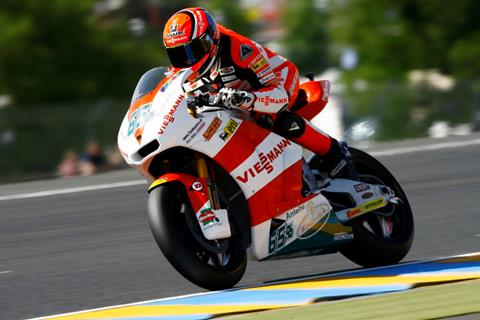 Le Mans MotoGP: Stefan Bradl takes fourth consecutive Moto2 pole