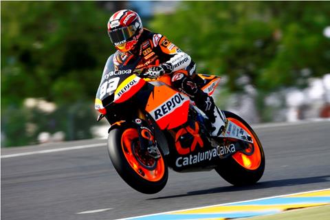 Le Mans MotoGP: Márquez takes first Moto2 victory