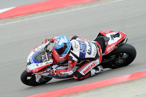 Checa dominates opening day at Miller, Camier second