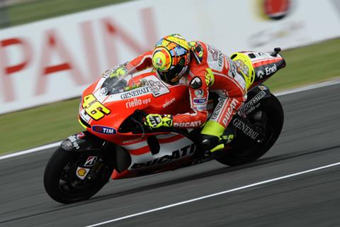 British Grand Prix:  Valentino Rossi slow and frustrated