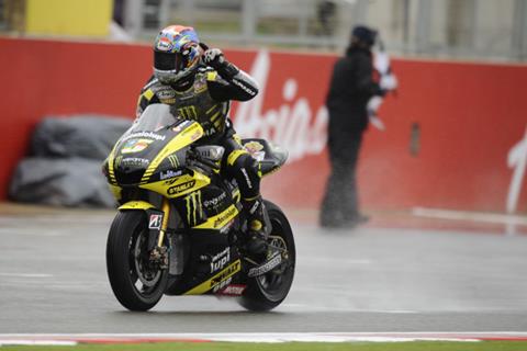 British MotoGP: Heroic Colin Edwards claims podium 