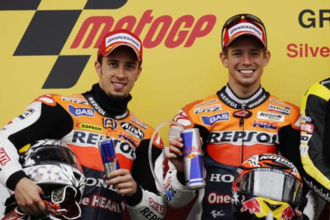 Casey Stoner and Andrea Dovizioso against team orders 