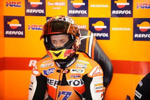 German MotoGP: Casey Stoner 'lucky' after big crash