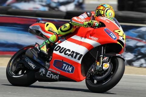 US MotoGP: Valentino Rossi equals best qualifying in 2011