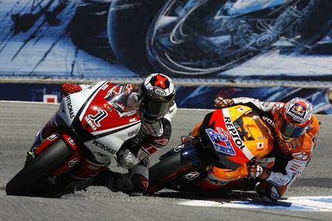 US MotoGP: Jorge Lorenzo takes brave second 