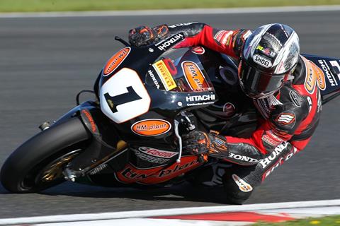 Honda test at Cadwell Park