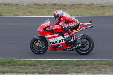 New Ducati chassis spied in Mugello