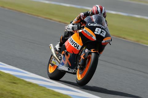 Motegi Moto2: Márquez takes closely contested pole