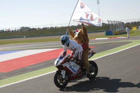 Checa wins first WSB championship with race one victory