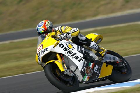 Australia Moto2: Alex de Angelis takes pole