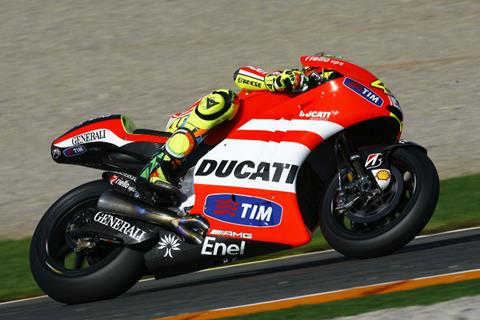 First pic: Valentino Rossi tests Ducati GP12 with new frame 