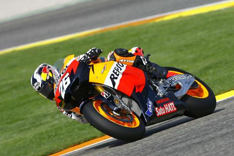 Dani Pedrosa fastest while adapting 1000cc riding style