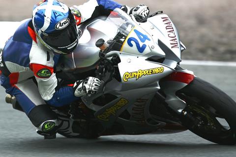 Coghlan in British Supersport with Appleyard R6