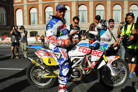 Dakar Stage 1 - Lopez leads. British rider Sam Sunderland claims stunning seventh 