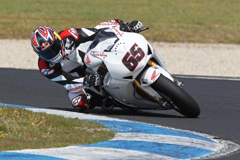 Rea completes over 100 laps in day one of Phillip Island test