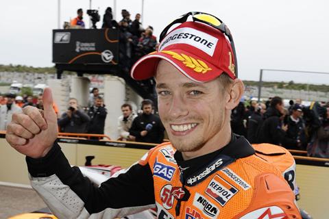 Casey Stoner becomes a father for the first time 