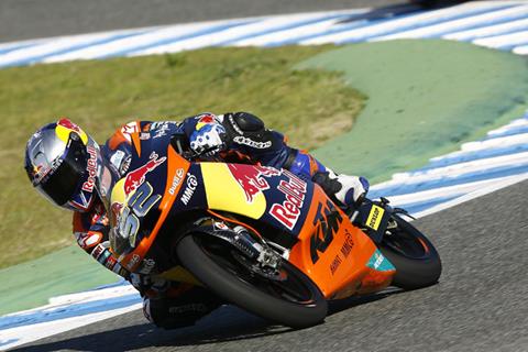 Danny Kent storms to superb second after big crash 