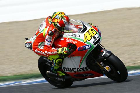 Front-end woes continue to haunt Valentino Rossi