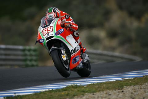 Jerez test: Nicky Hayden quickest during rain-hit second day