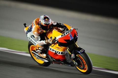 Qatar MotoGP: Casey Stoner leads second practice