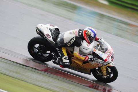 Assen WSB: Guintoli takes first win in two part wet race