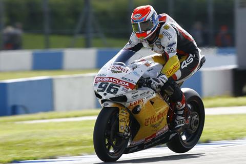 Donington Park WSB: Smrz ends first qualifying on top