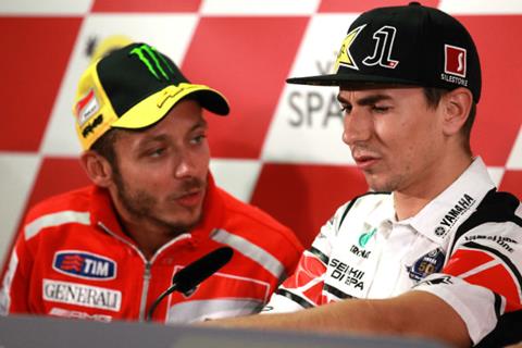 Valentino Rossi and Jorge Lorenzo shocked at Stoner’s retirement decision