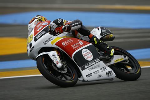 Le Mans MotoGP: Louis Rossi takes first Moto3 win in torrential rain