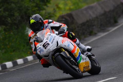 Isle of Man TT: Anstey and Rutter set the pace