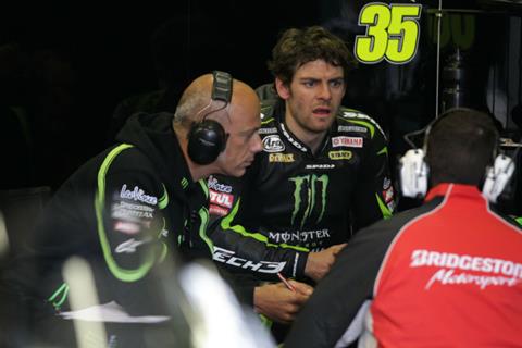 Cal Crutchlow escapes injury in high-speed test crash