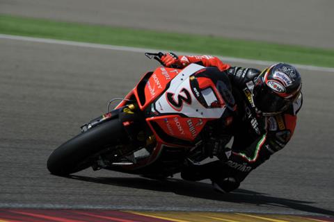 Aragon WSB Race One: Biaggi secures classy win ahead of Melandri