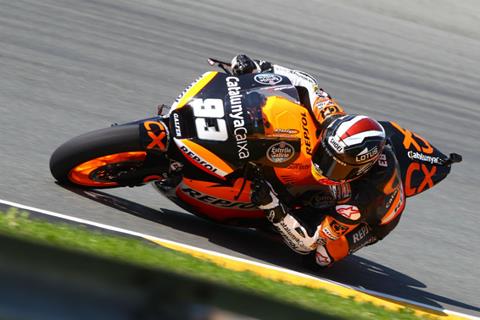 Sachsenring MotoGP:  Marc Marquez claims Moto2 pole position