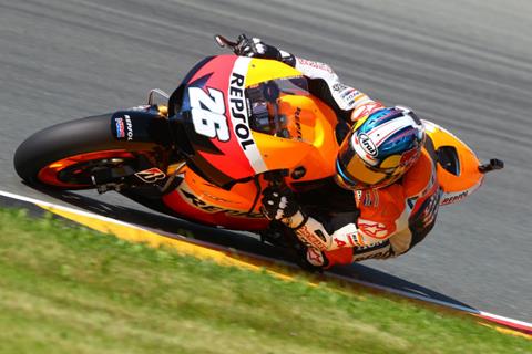 Sachsenring MotoGP: Dani Pedrosa victorious after late drama