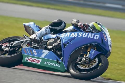 Samsung Honda test at Assen